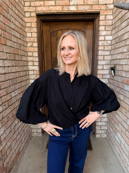 Brighton Black Blouse