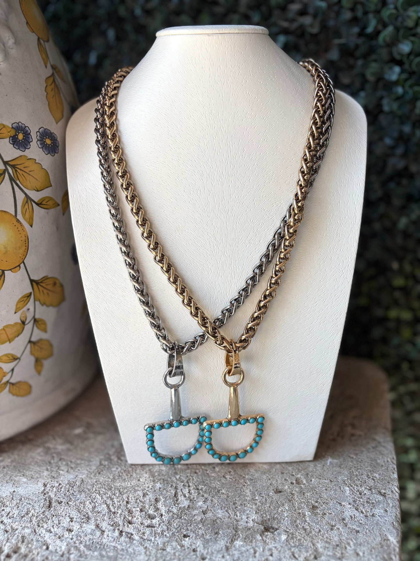 Sutton Horsebit Necklace