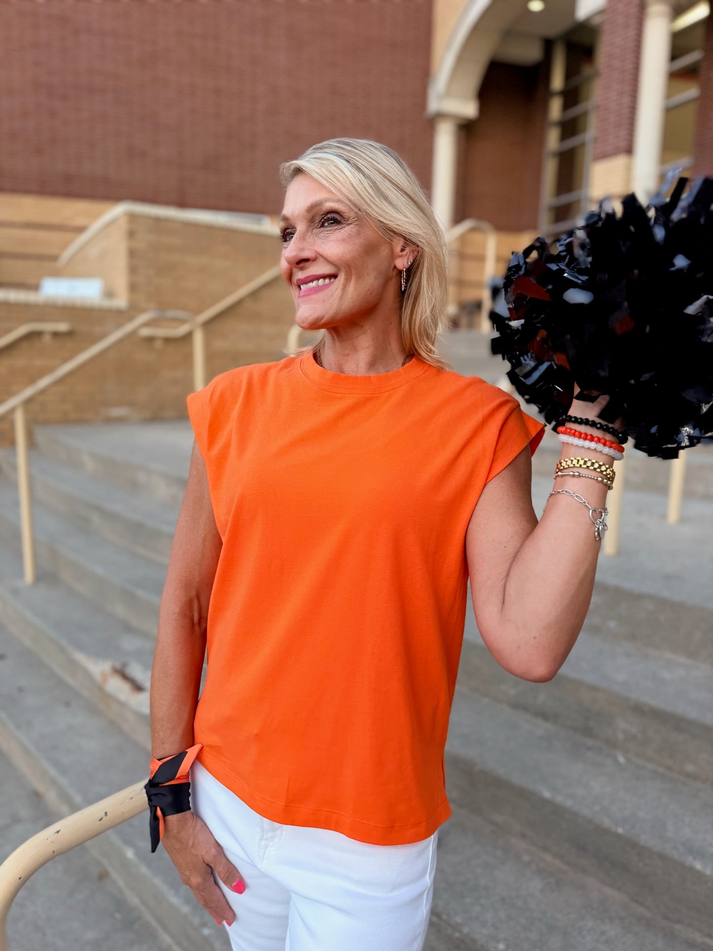 Sunburst Orange Everyday Tee