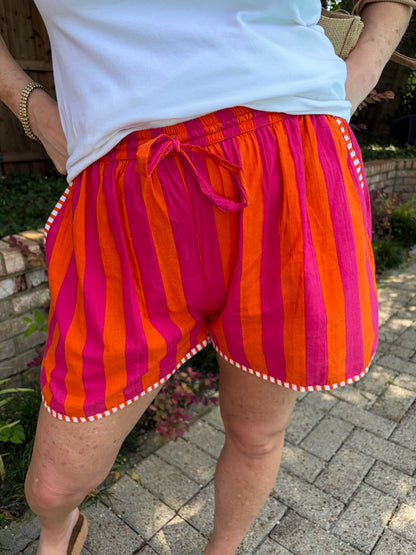 Summer Sorbet Striped Shorts