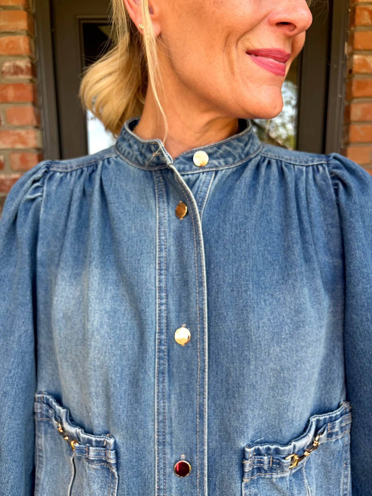 Dina Denim Luxe Jacket