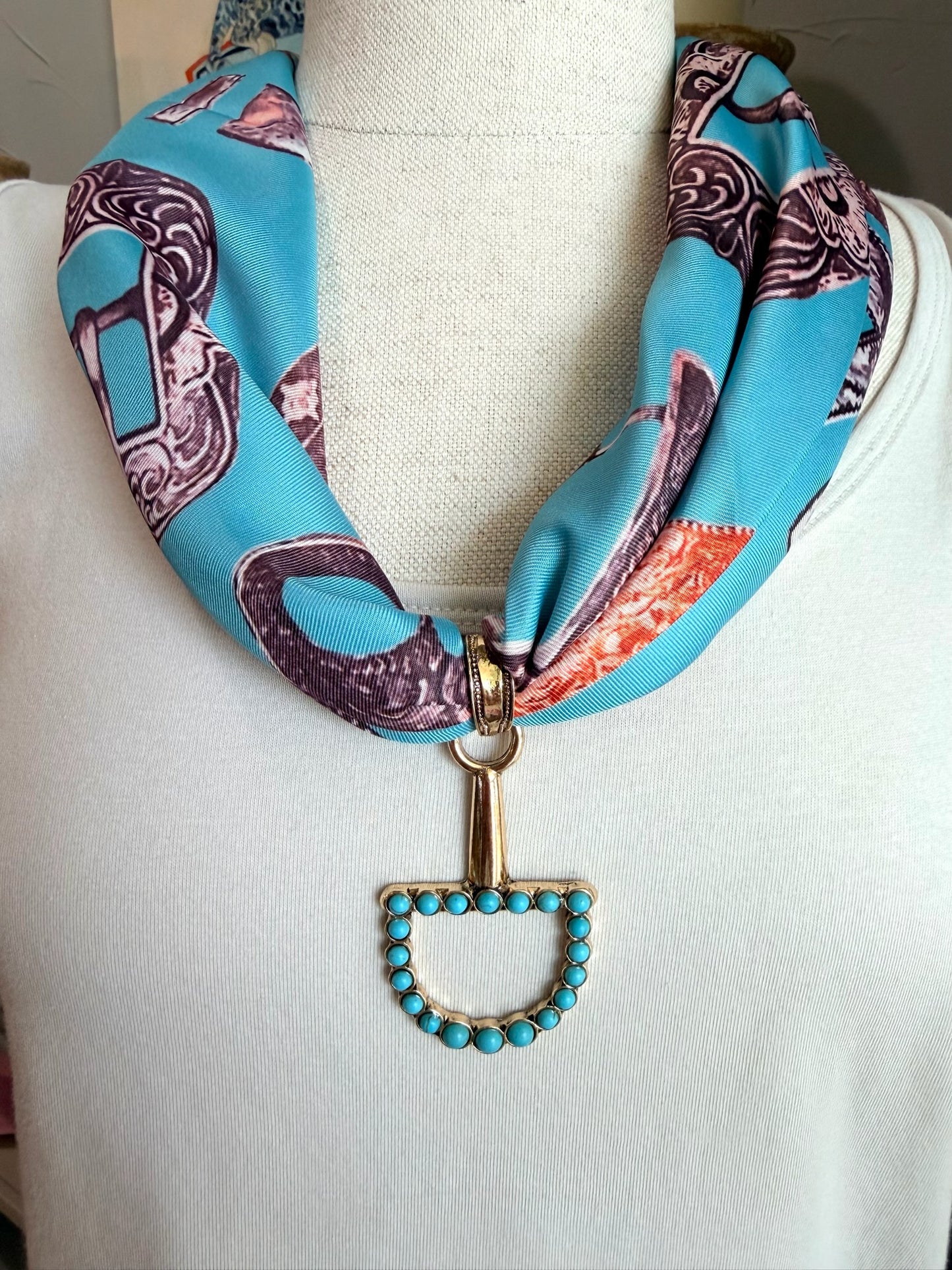 Turquoise Equestrian Charm