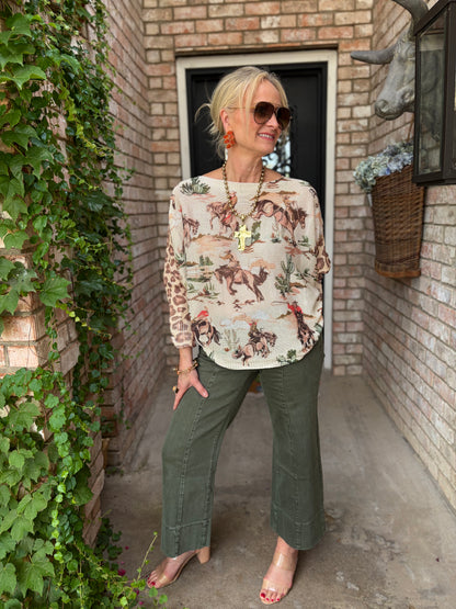 Wild West -Italian Knit-Tan