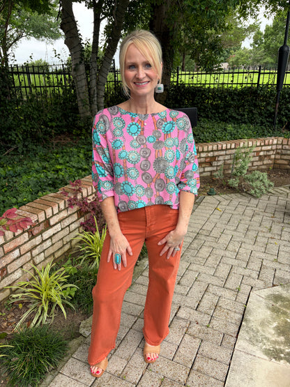Pink Concho-Italian Knit