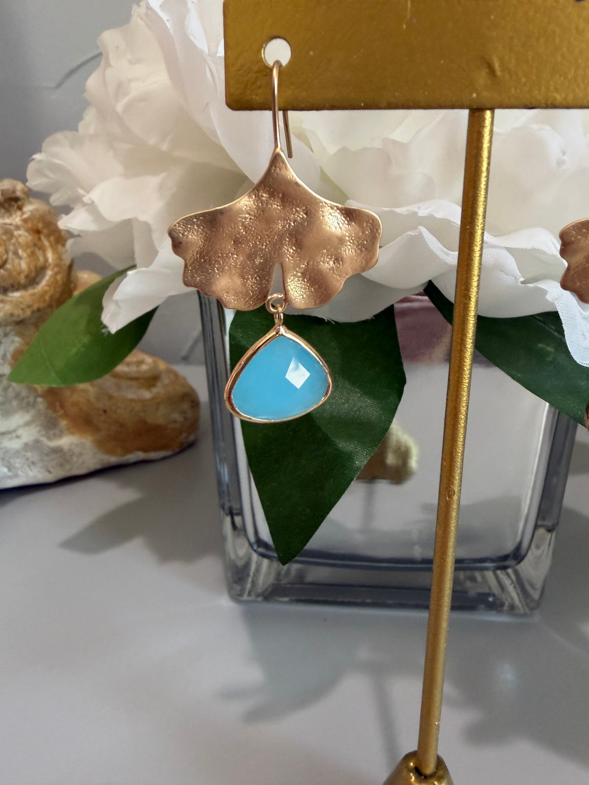 Sweet Moment Dangle Earring-Sea Blue