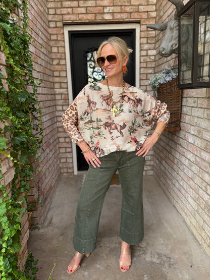 Wild West -Italian Knit-Tan