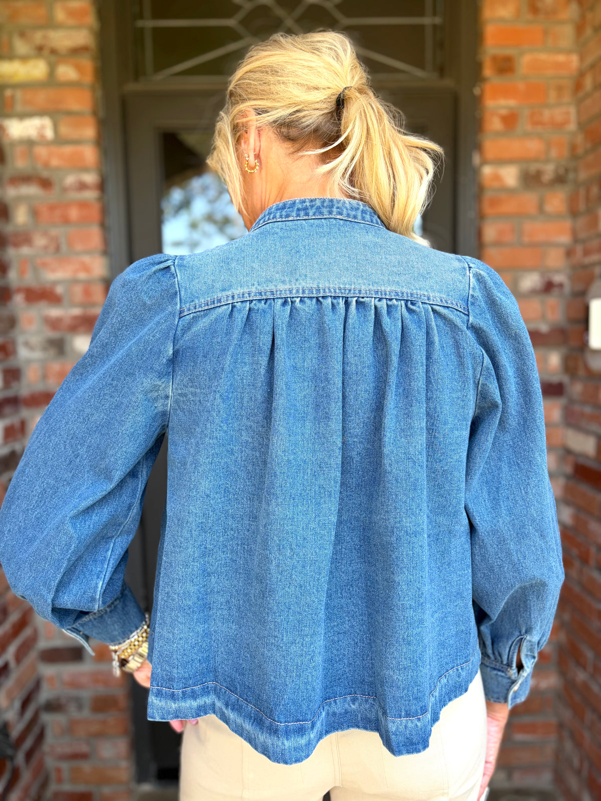 Dina Denim Luxe Jacket
