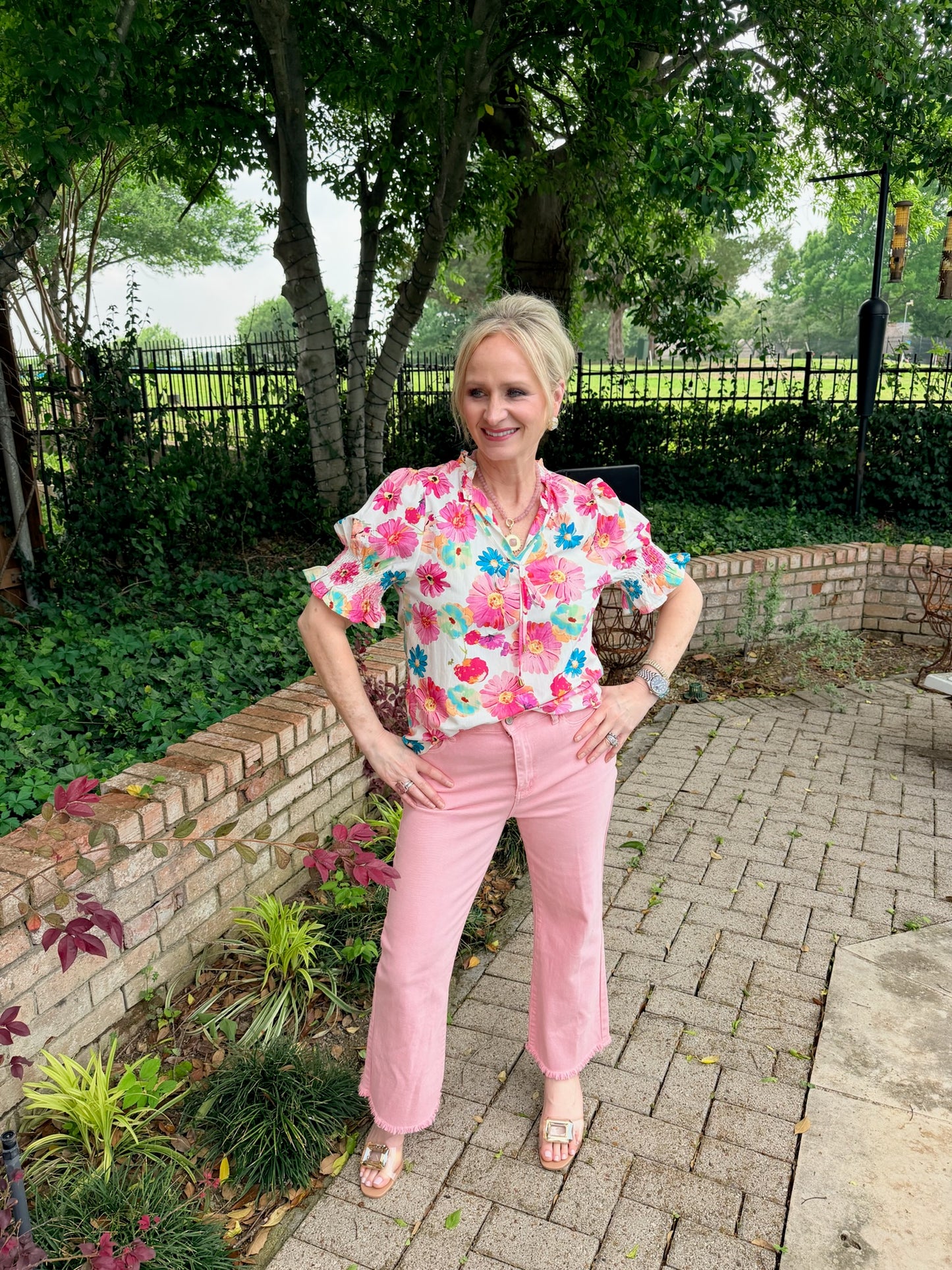 Feminine Floral Blouse