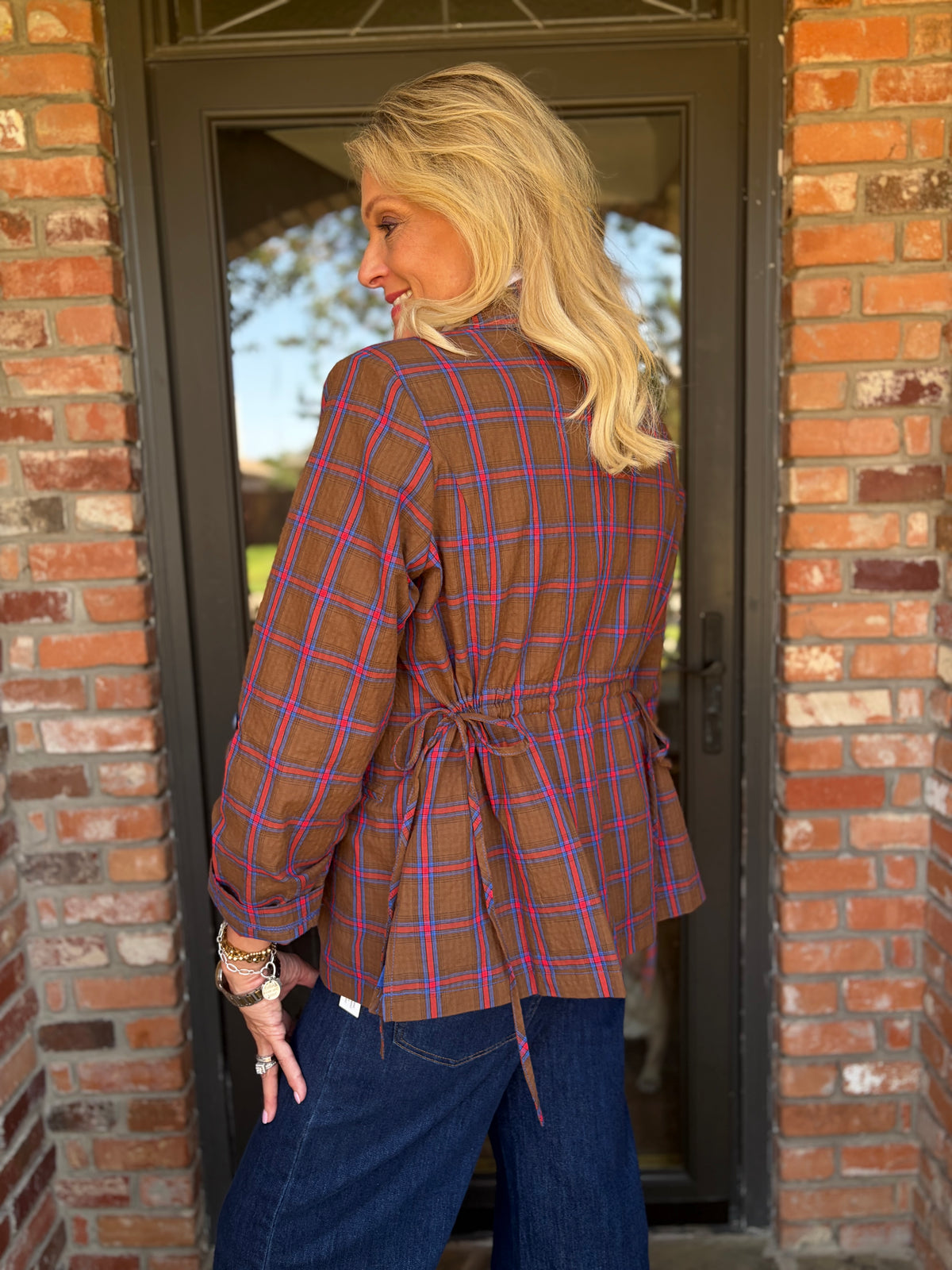 Saddlebrook Jacket-Luxe Plaid