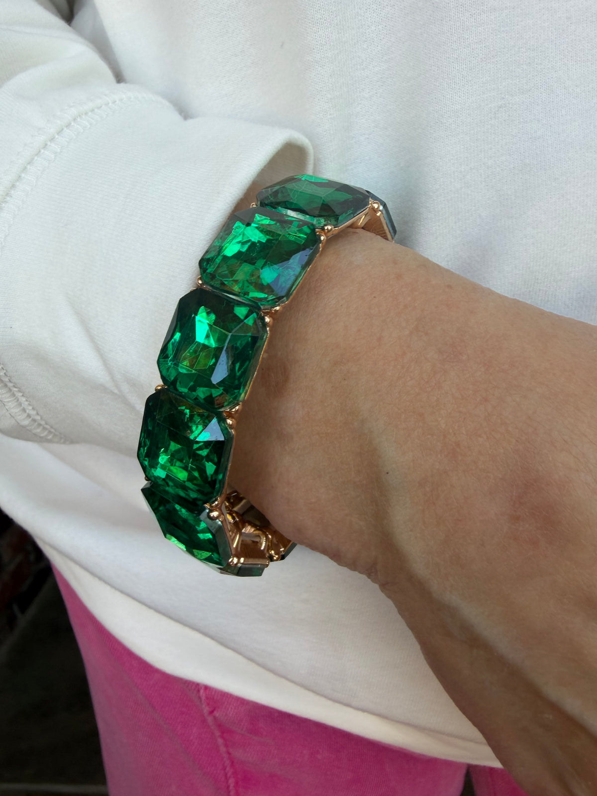 Gorgeous Green Sparkle Bracelet