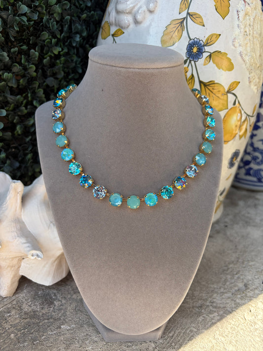 Brilliant Blue Magnetic Necklace