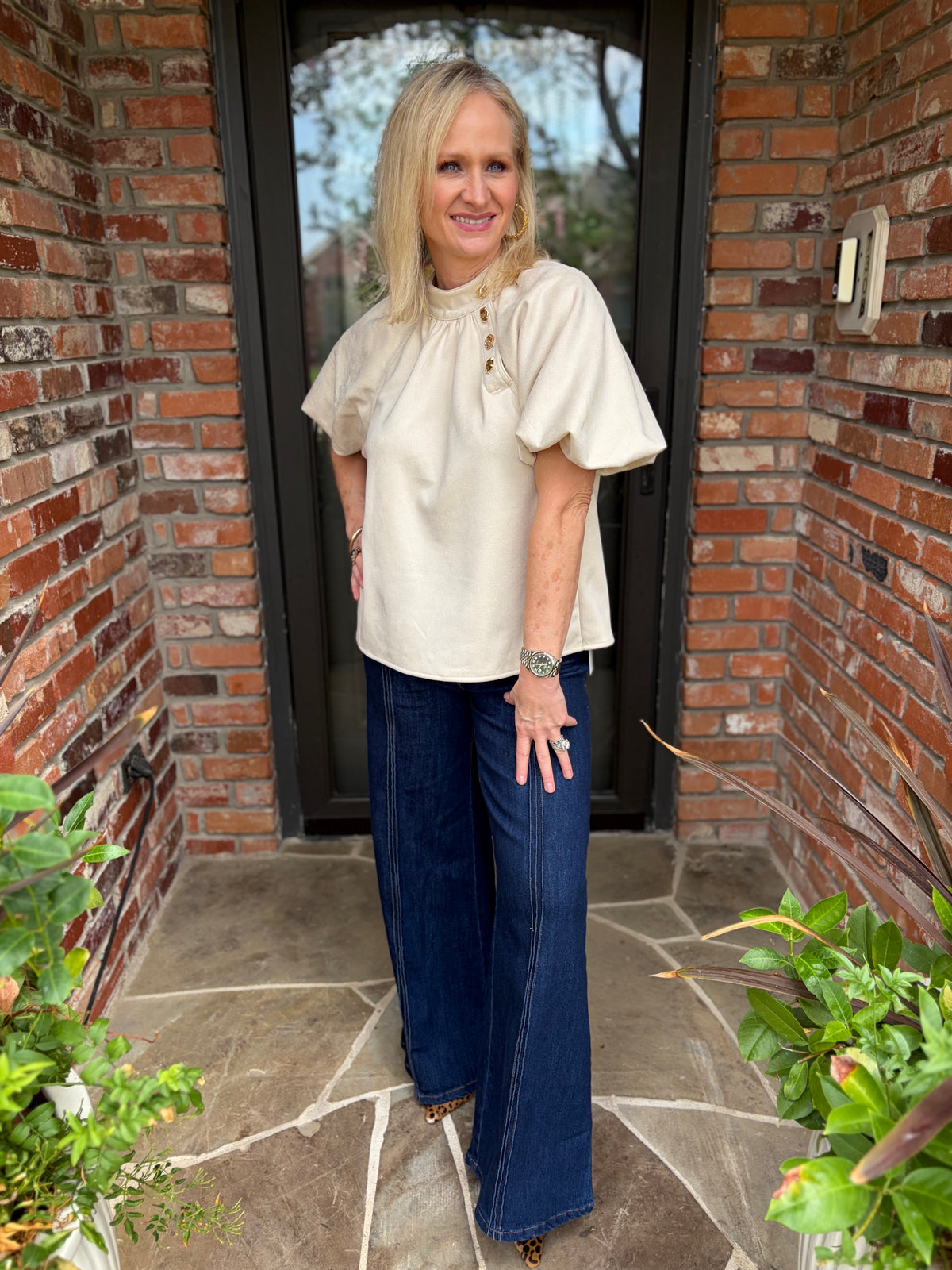 The Park Avenue Cream Blouse
