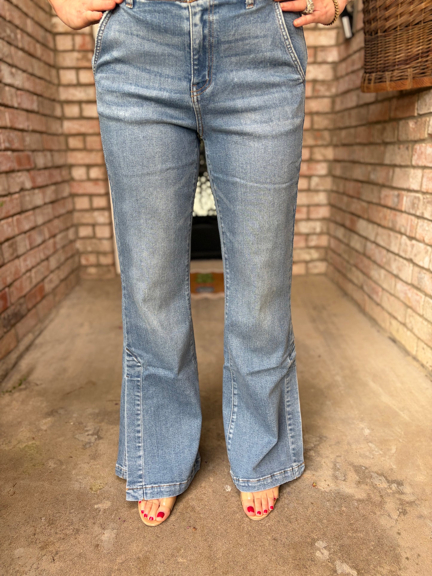 Sassy Side Slit Denim