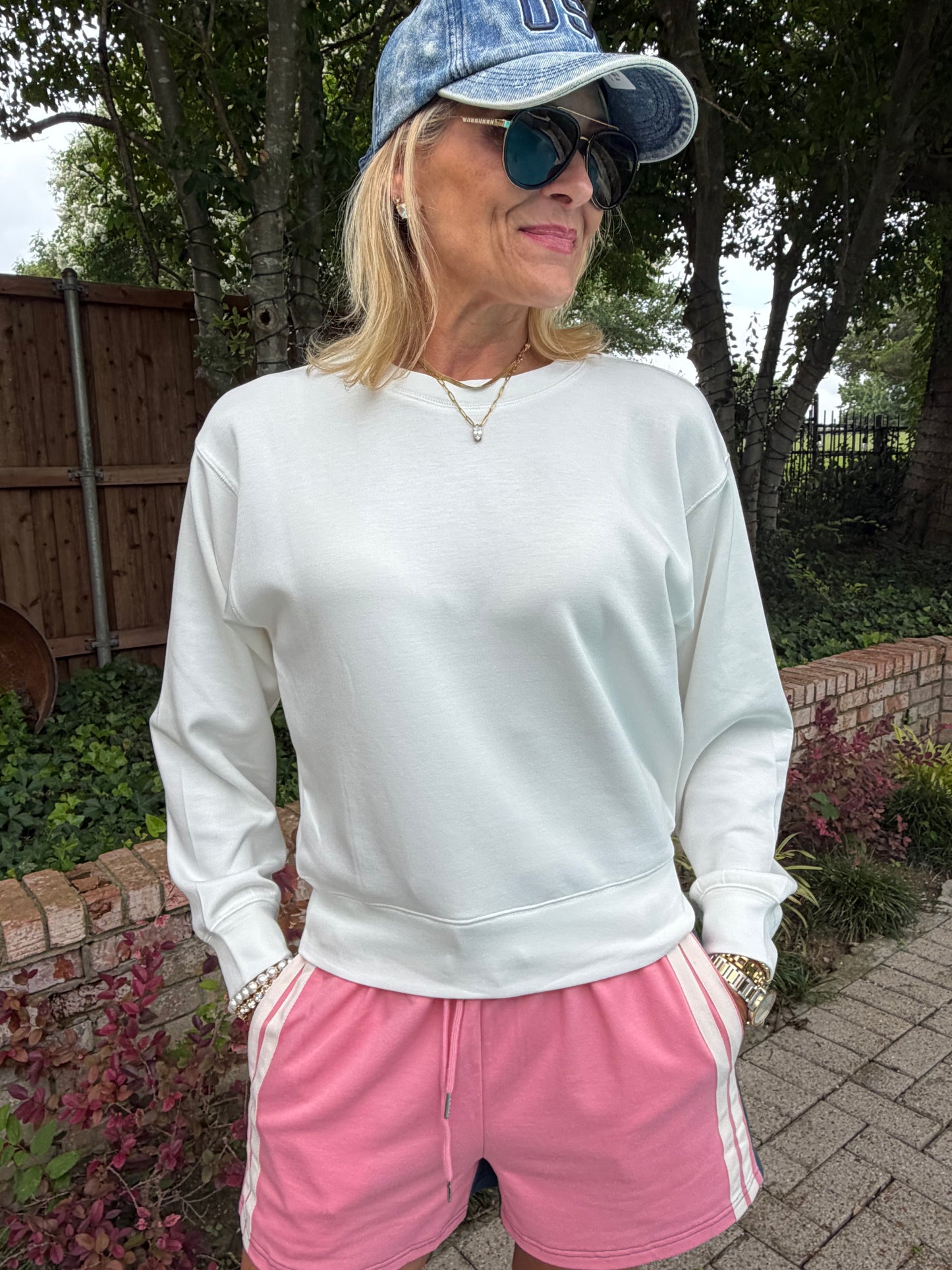 White Classic Pullover