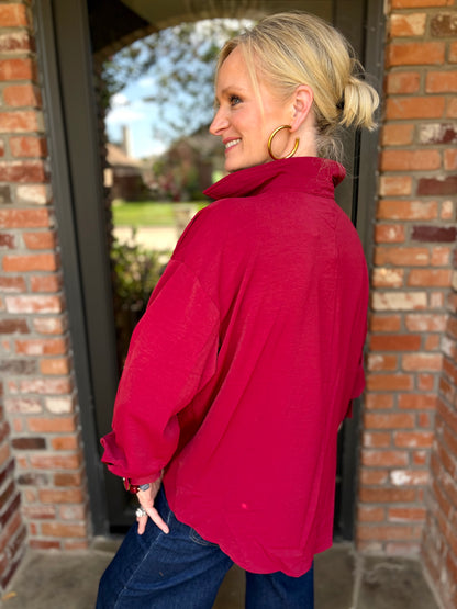 Merlot Muse Blouse