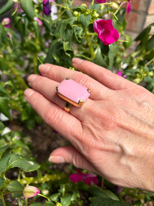 Rose Pink Ring- Adjustable