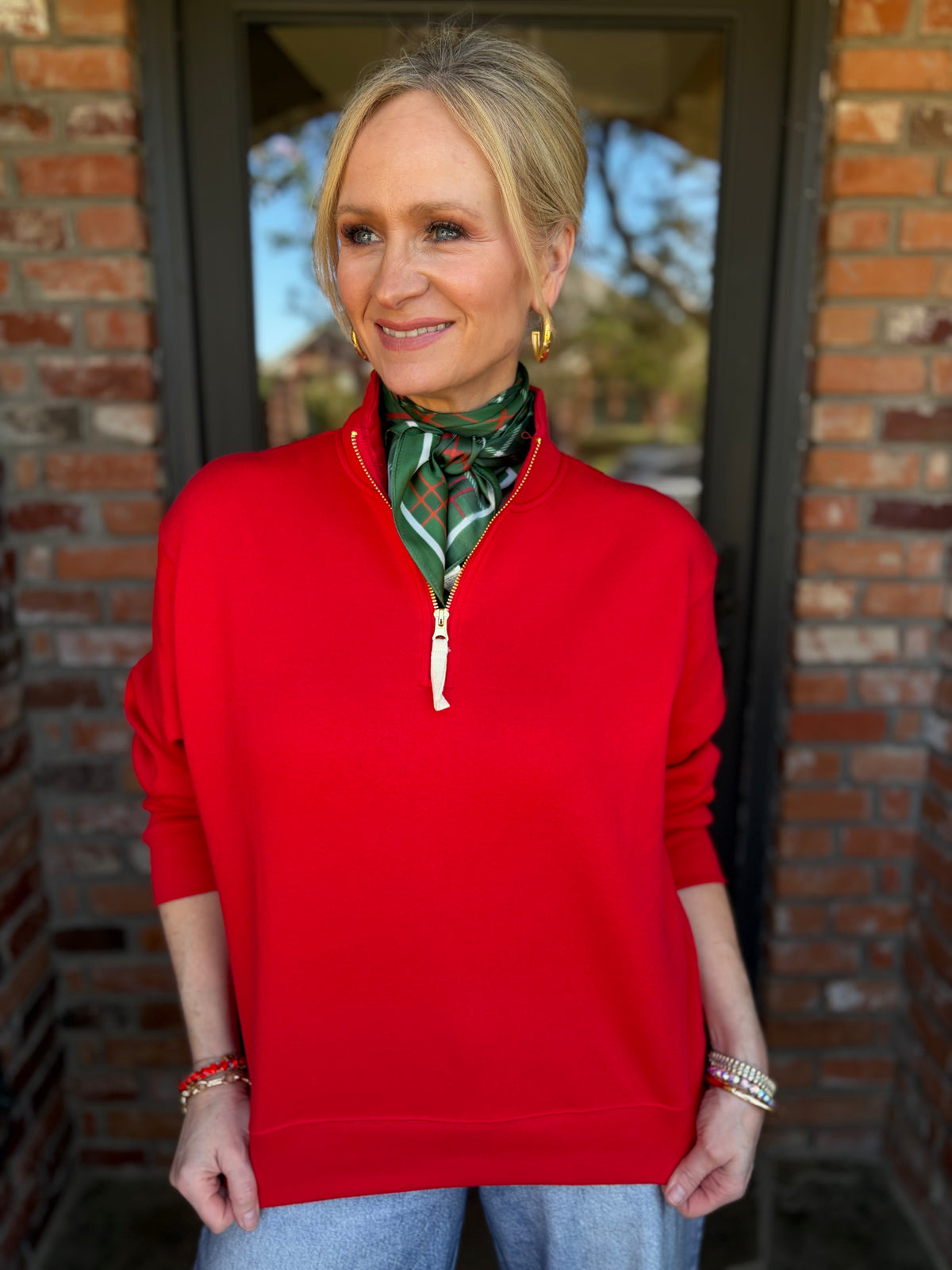 Everyday Ruby Red Sweatshirt