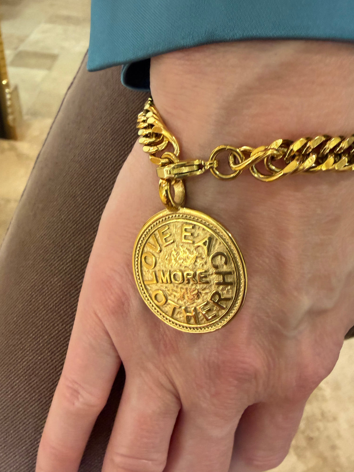 Meredith Medallion Bracelet