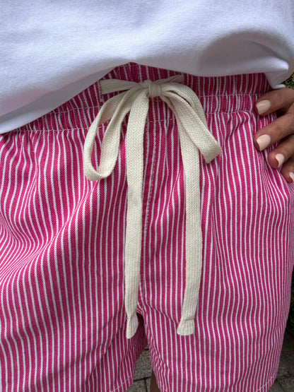 Boardwalk Pink Stripe Shorts