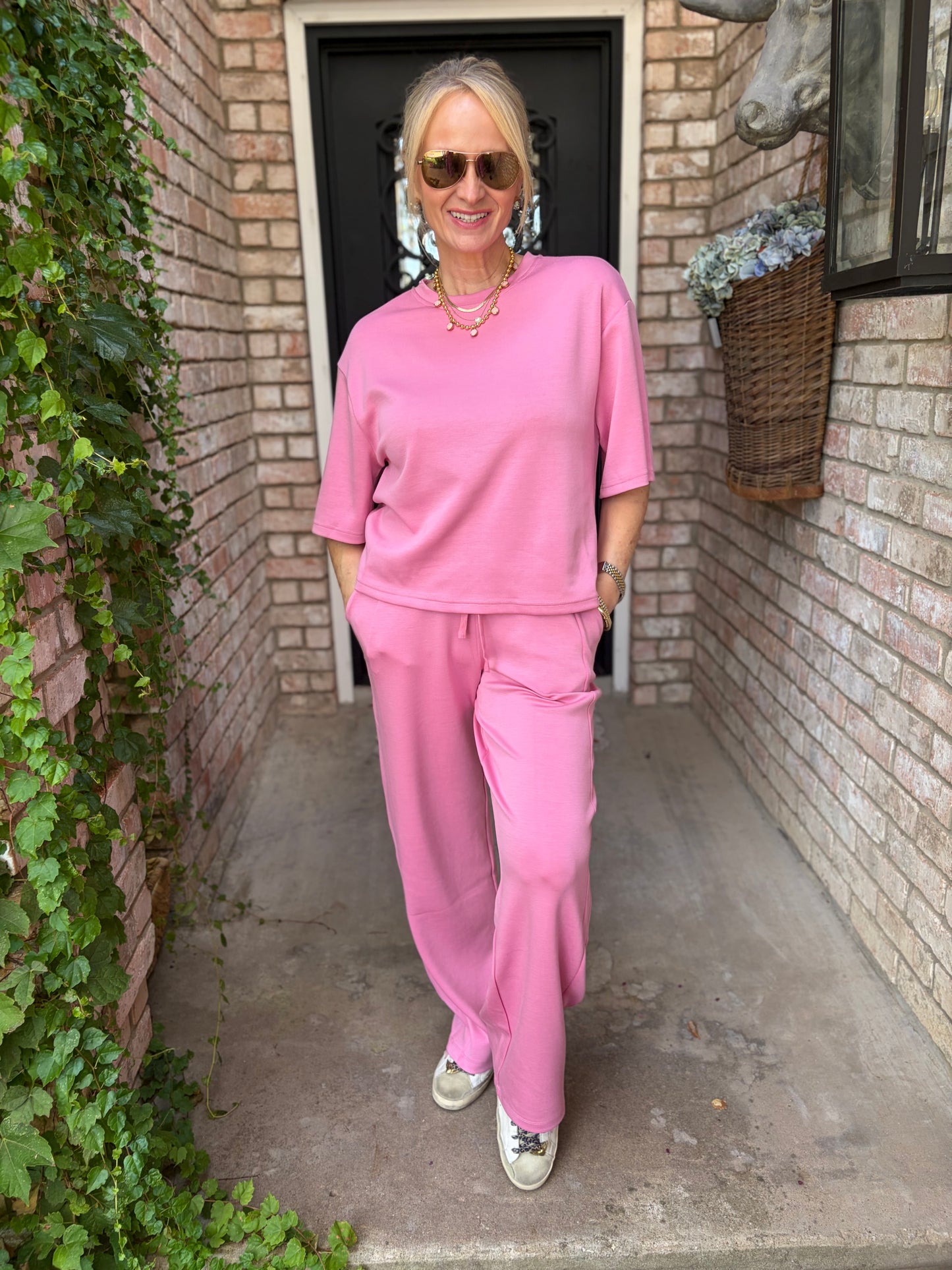 On The Go Pink Pullover