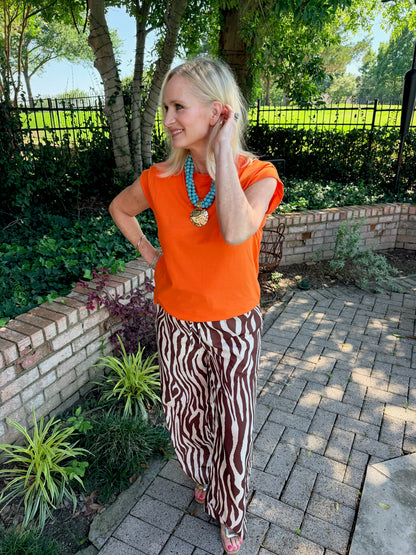 Sunburst Orange Everyday Tee