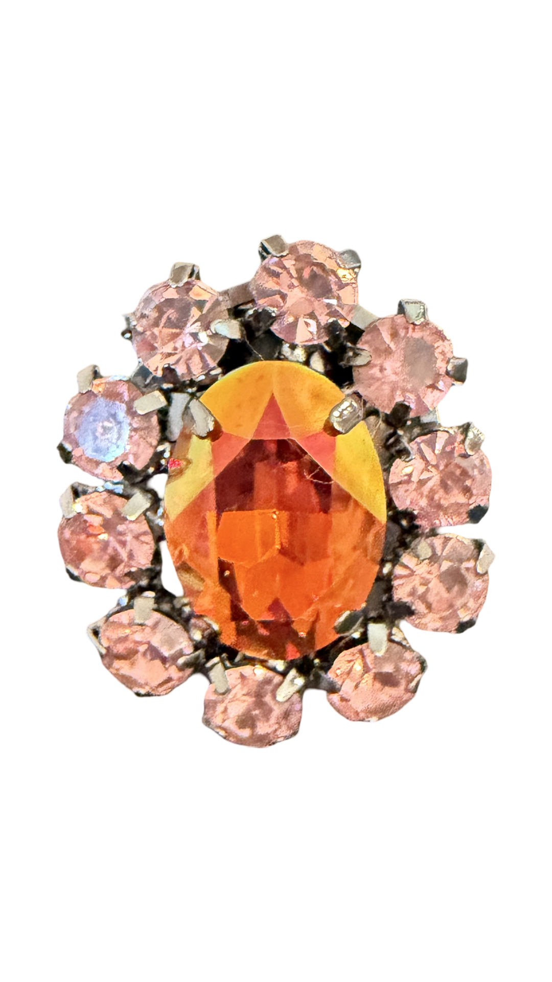 Sienna by Tova Rose Oval Ring- Pink