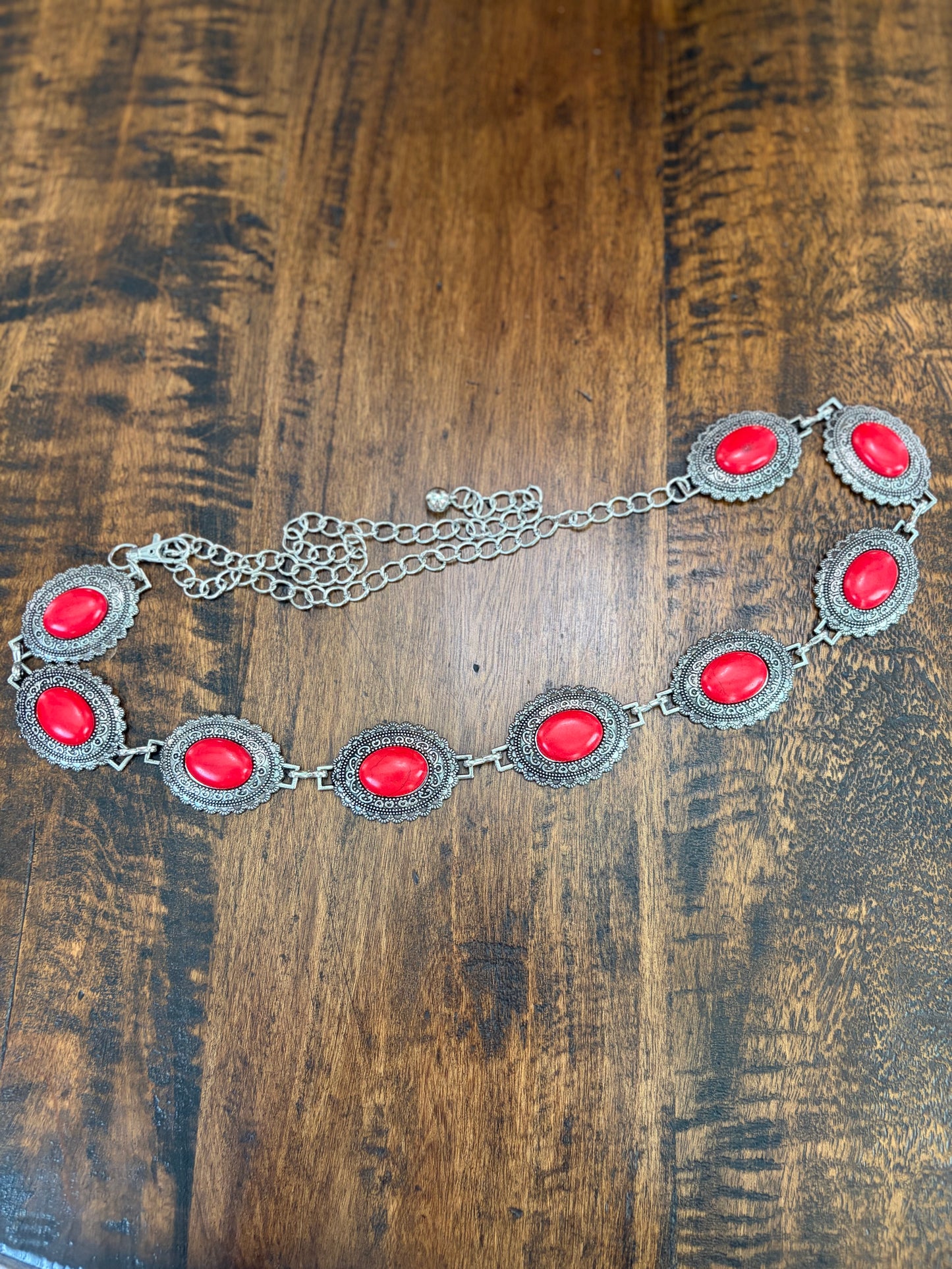 Red Concho Belt