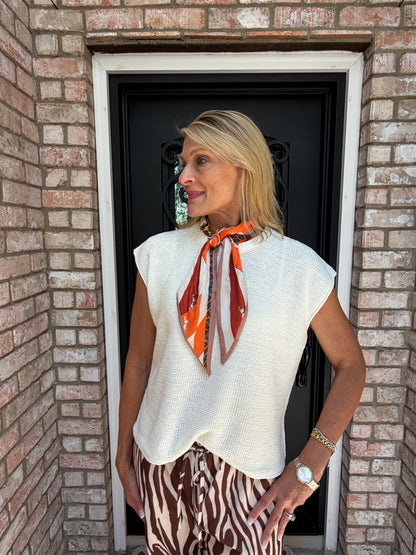 Ivory Oversized Summer Knit