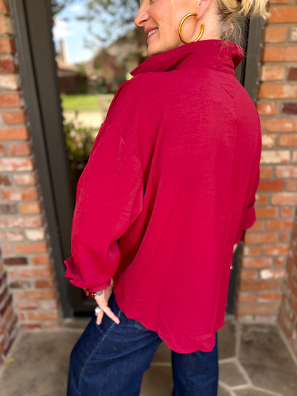 Merlot Muse Blouse