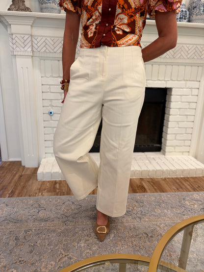 Easy Ecru Pant