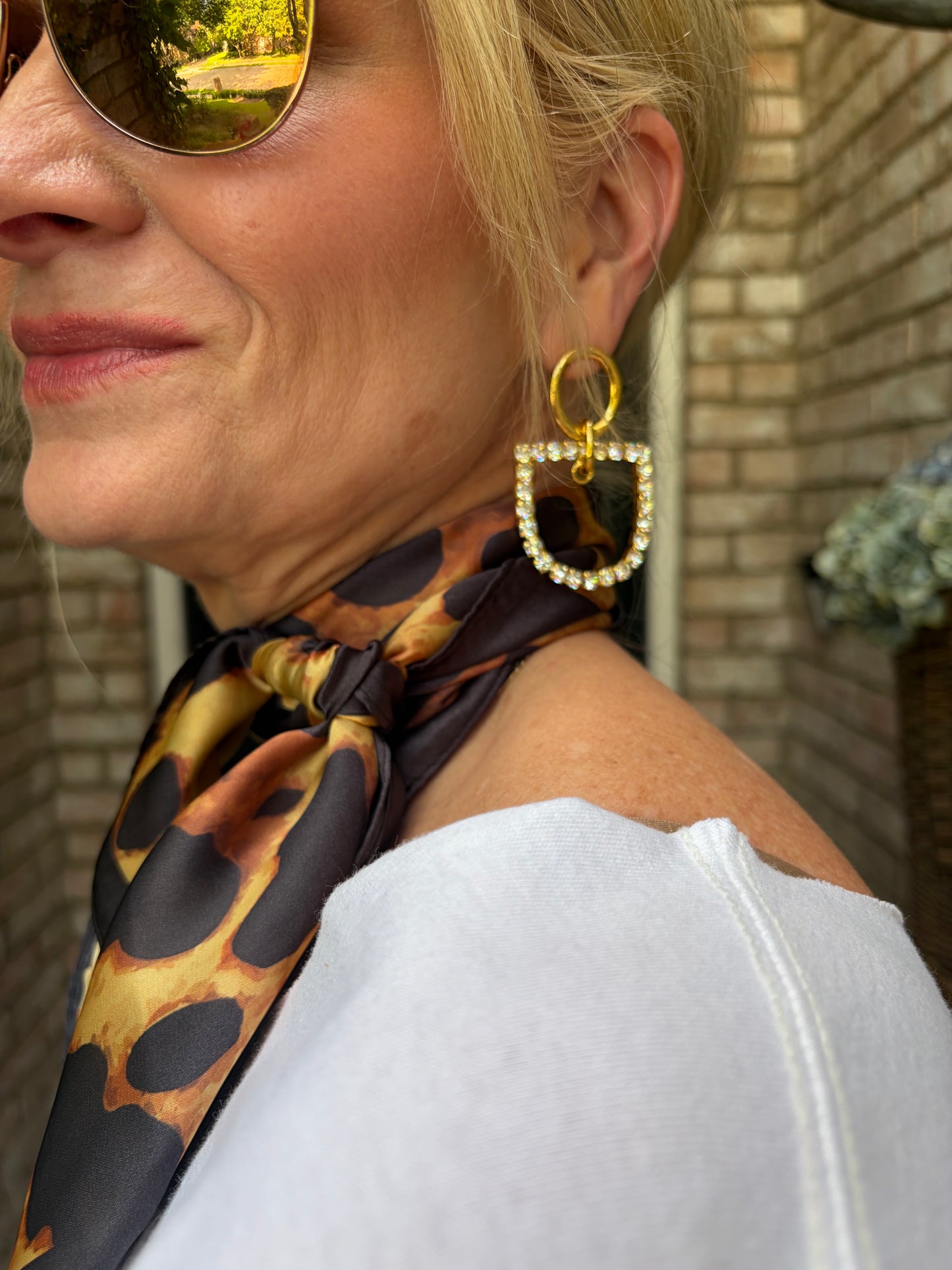 Lovely In Leopard Scarf