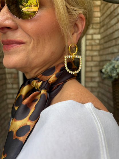 Lovely In Leopard Scarf