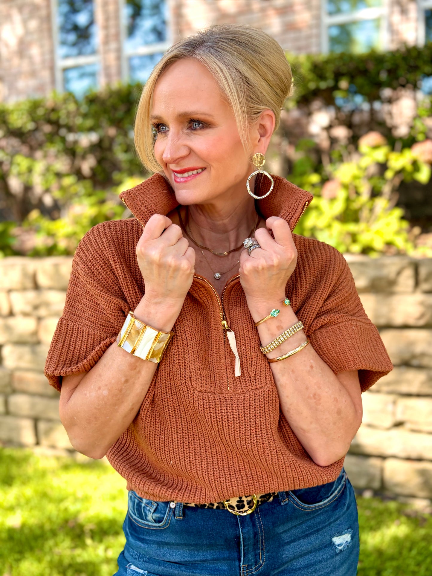 Signature Mixed Metal Earrings