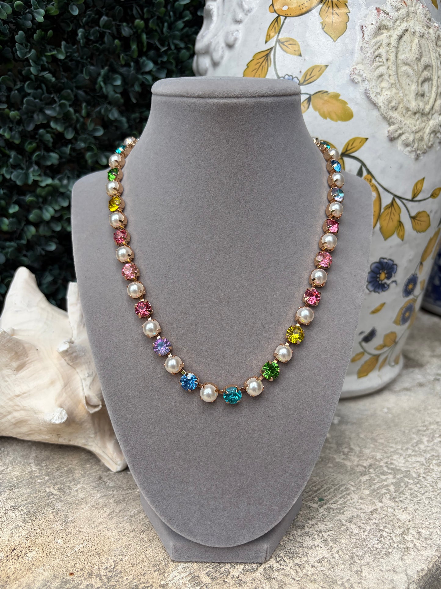 Emmy Color Pop & Pearl Necklace