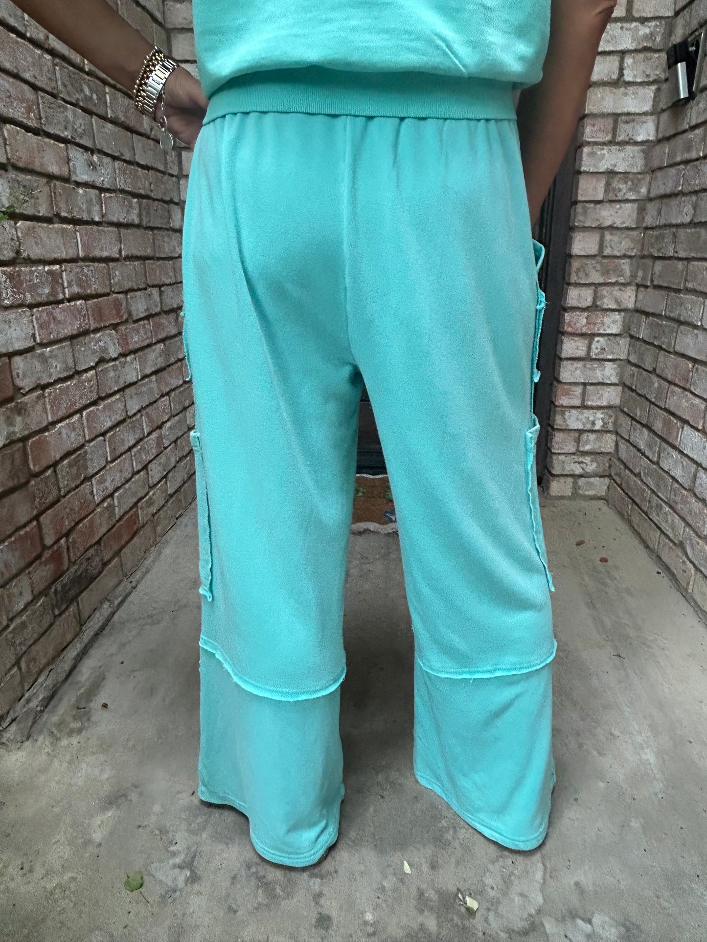 Turquoise Ease Lounge Pant