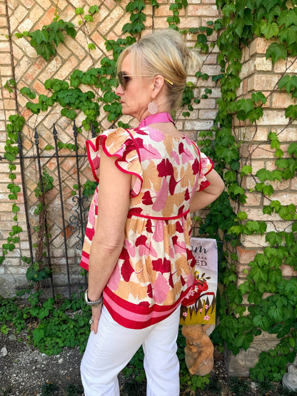 Blooming Blush Blouse
