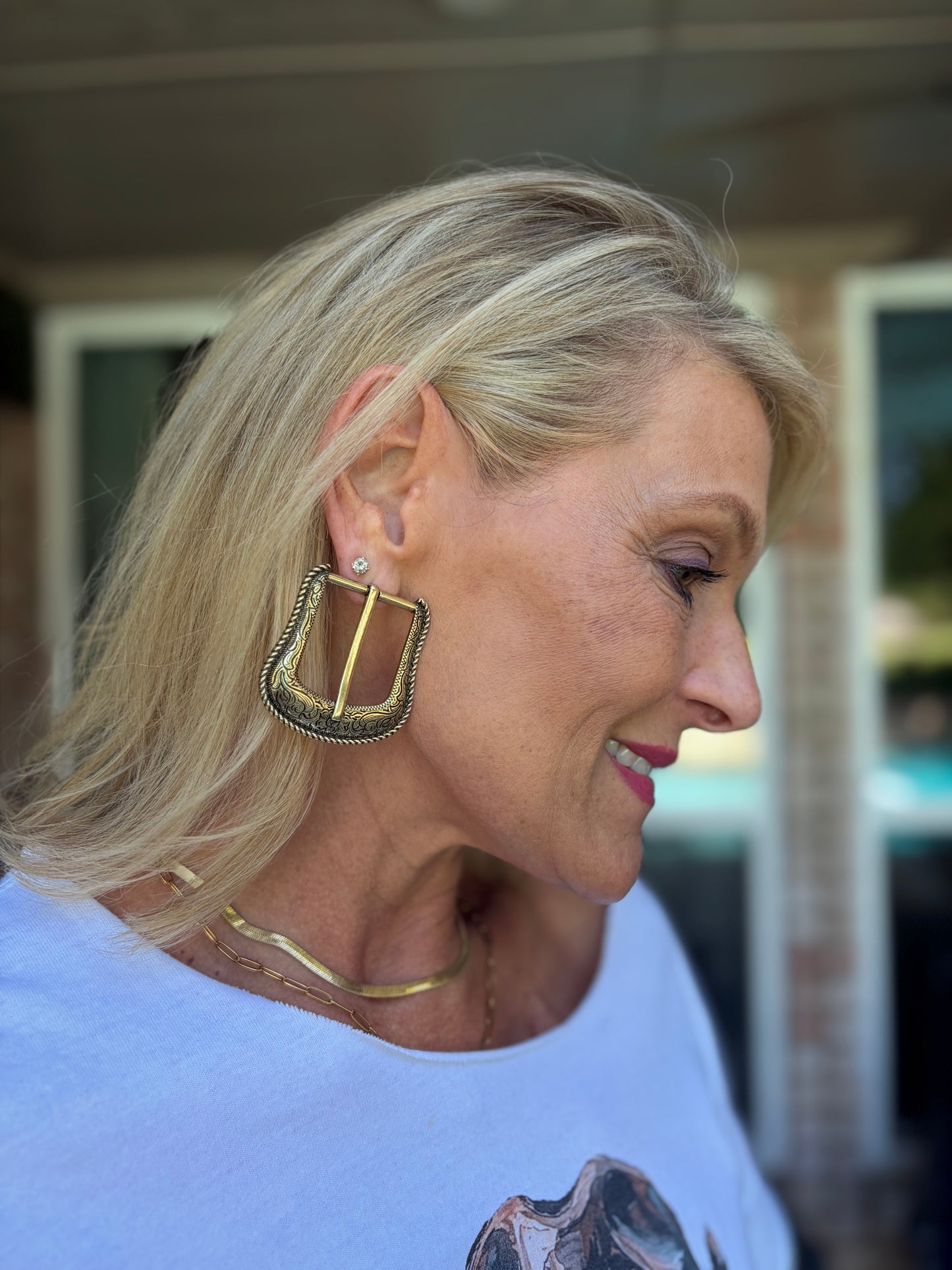 Buckle Up Earrings