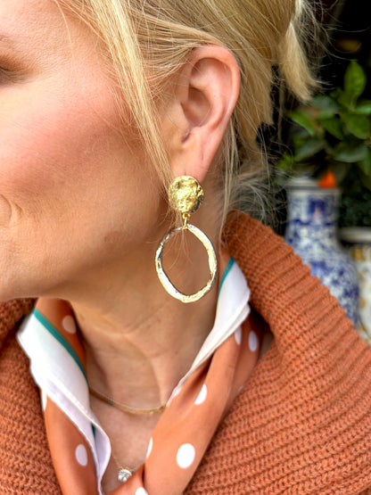 Signature Mixed Metal Earrings