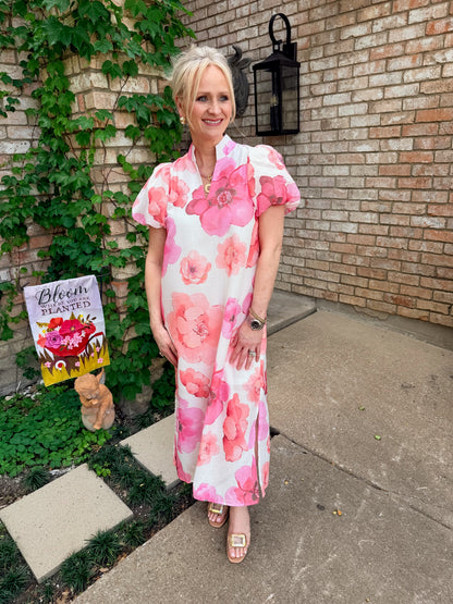 Hibiscus Haven Maxi Dress