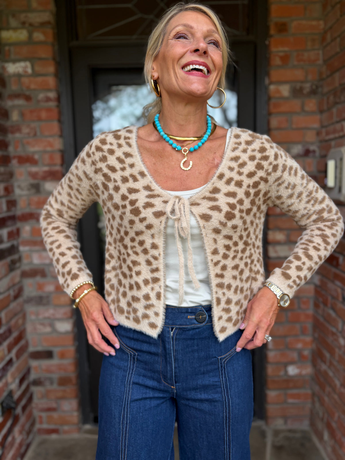 Savanna Chic Leopard Cardigan