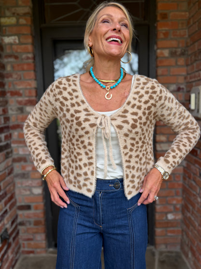 Savanna Chic Leopard Cardigan