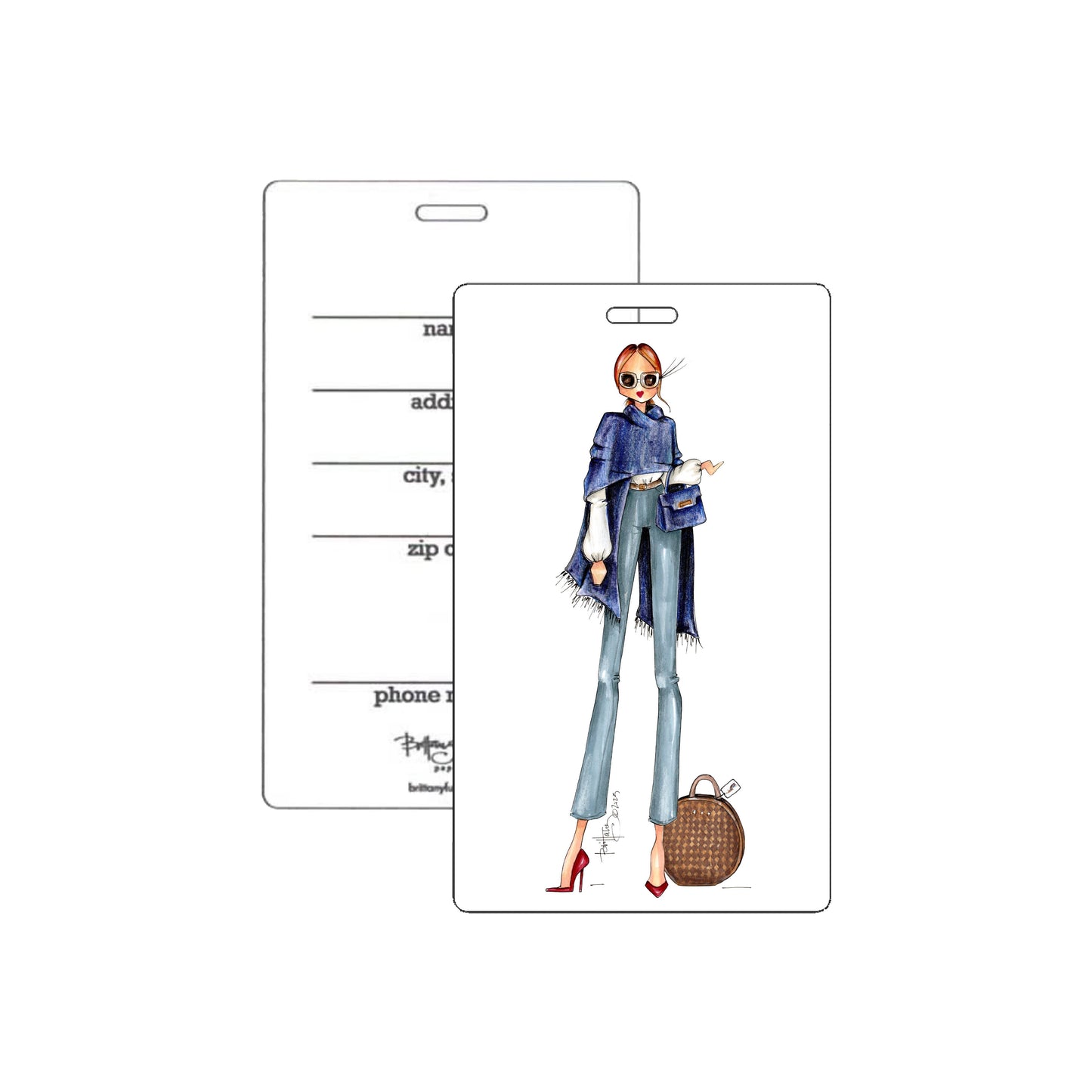 "Grace" Luggage Tag