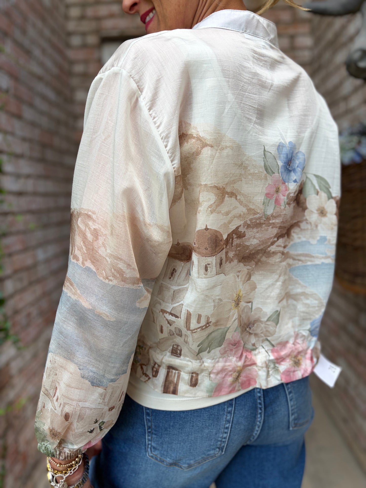 Sophisticated Summer Italian Scenic Jacket
