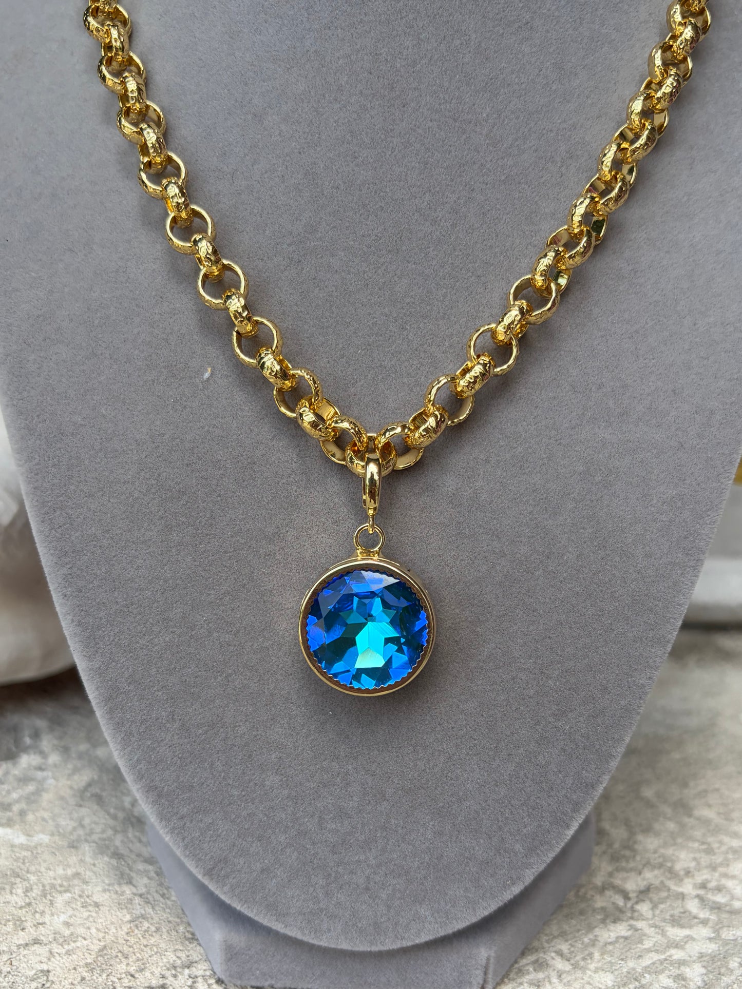 Royal Blue Gemstone Charm