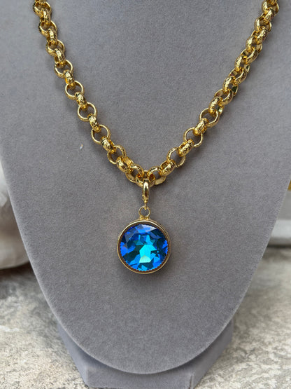 Royal Blue Gemstone Charm