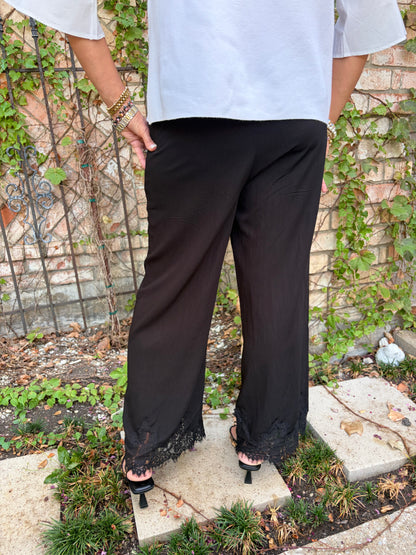 Black Tie Beauty Lace Pant