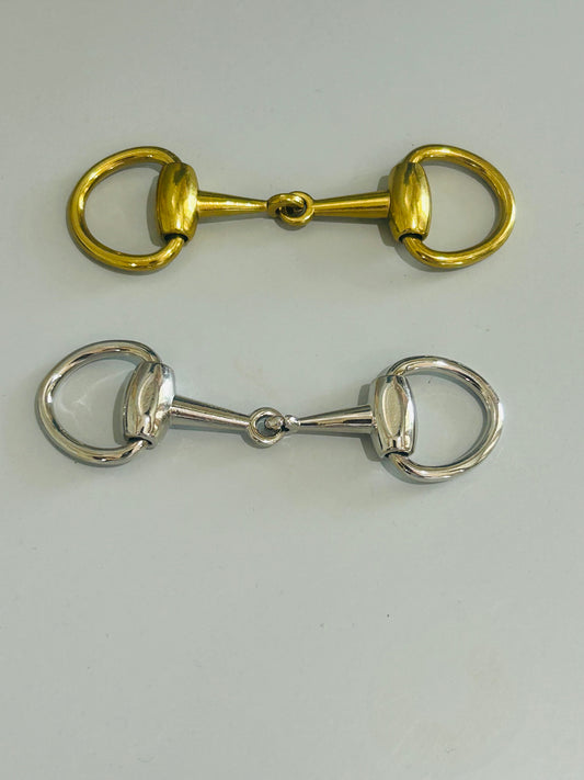Stylish Horsebit Scarf Slide