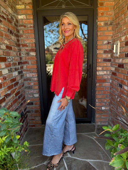 Ready To Go Red Tee
