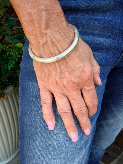 Daily Style Bangle -Silver