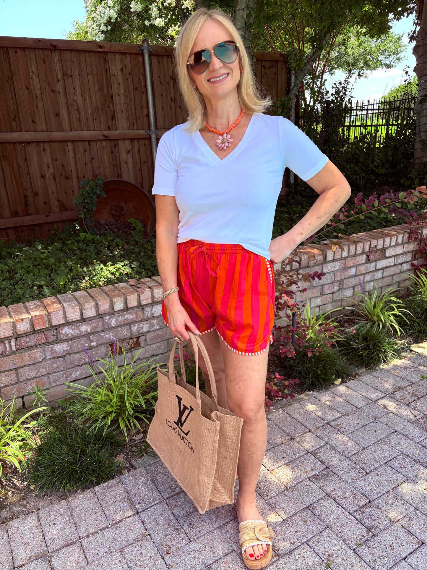 Summer Sorbet Striped Shorts